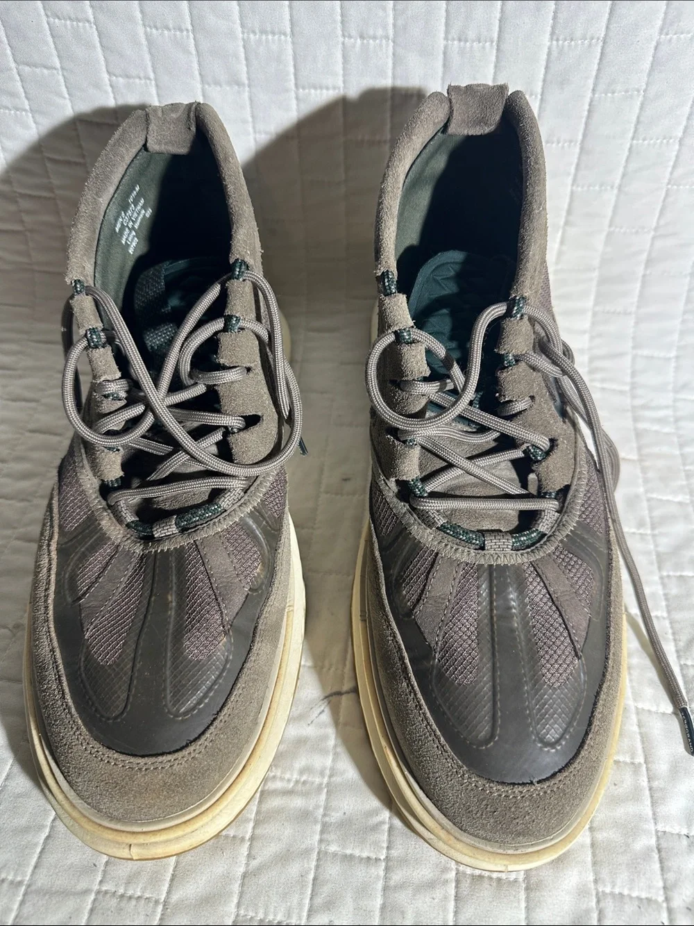 Cole Haan Men's 5.Zerogrand Work Chukka Boots in the Morel/Scarab/Ivory colorway
